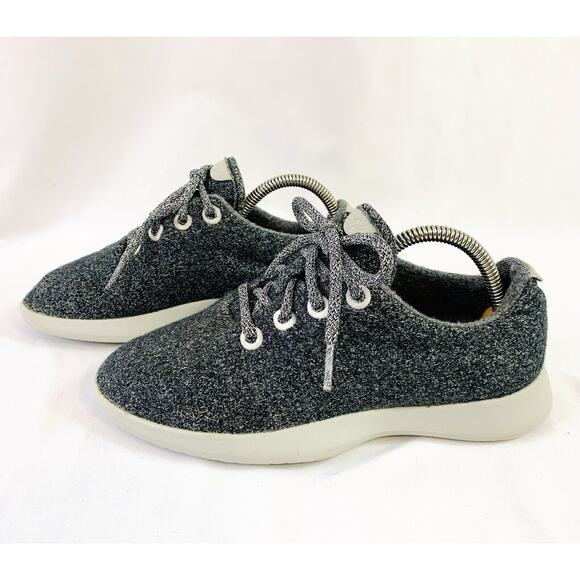 Allbirds Wool Runners Shoes WR W8 Womens Sz 8 Gray Sneakers 0719 NV1 Merino Wool - Picture 5 of 8